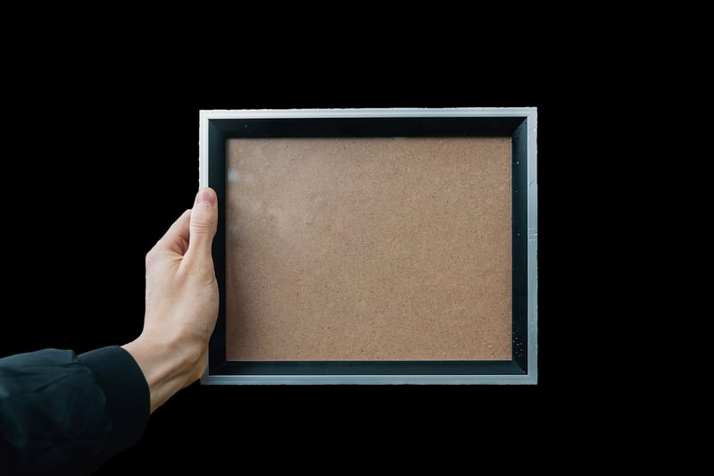 Repainted Picture Frames